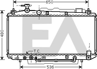 EACLIMA 31R71147 - Radiator, mühərrikin soyudulması furqanavto.az