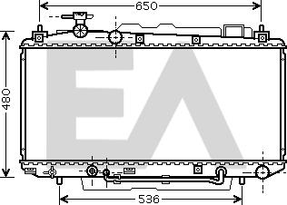 EACLIMA 31R71152 - Radiator, mühərrikin soyudulması furqanavto.az