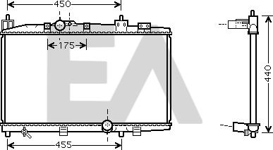 EACLIMA 31R71163 - Radiator, mühərrikin soyudulması furqanavto.az