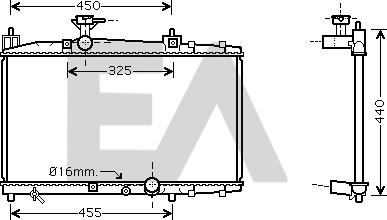 EACLIMA 31R71162 - Radiator, mühərrikin soyudulması furqanavto.az