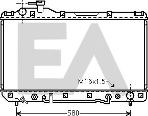 EACLIMA 31R71105 - Radiator, mühərrikin soyudulması furqanavto.az