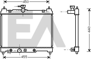 EACLIMA 31R71137 - Radiator, mühərrikin soyudulması furqanavto.az