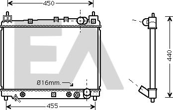 EACLIMA 31R71128 - Radiator, mühərrikin soyudulması furqanavto.az