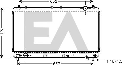 EACLIMA 31R71122 - Radiator, mühərrikin soyudulması furqanavto.az