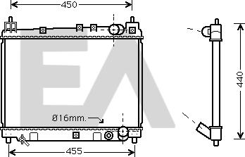 EACLIMA 31R71127 - Radiator, mühərrikin soyudulması furqanavto.az