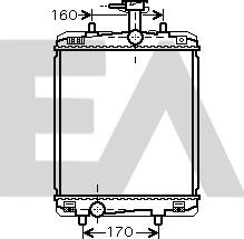 EACLIMA 31R71305 - Radiator, mühərrikin soyudulması furqanavto.az