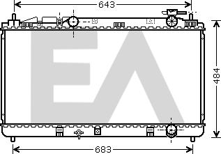 EACLIMA 31R71256 - Radiator, mühərrikin soyudulması furqanavto.az