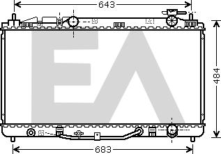 EACLIMA 31R71232 - Radiator, mühərrikin soyudulması furqanavto.az