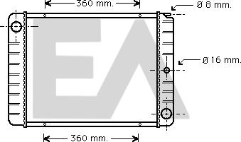EACLIMA 31R78014 - Radiator, mühərrikin soyudulması furqanavto.az