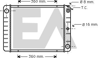 EACLIMA 31R78010 - Radiator, mühərrikin soyudulması furqanavto.az