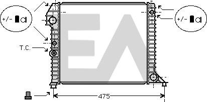 EACLIMA 31R78018 - Radiator, mühərrikin soyudulması furqanavto.az