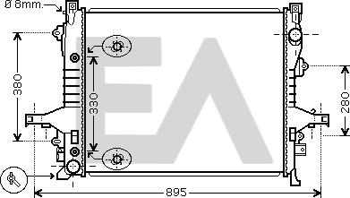 EACLIMA 31R78036 - Radiator, mühərrikin soyudulması furqanavto.az