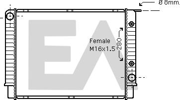 EACLIMA 31R78038 - Radiator, mühərrikin soyudulması furqanavto.az