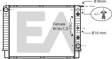 EACLIMA 31R78029 - Radiator, mühərrikin soyudulması furqanavto.az