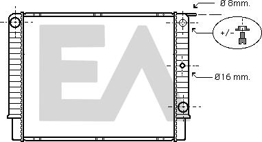 EACLIMA 31R78024 - Radiator, mühərrikin soyudulması furqanavto.az