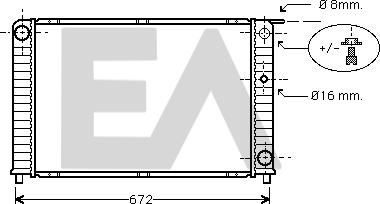 EACLIMA 31R78025 - Radiator, mühərrikin soyudulması furqanavto.az