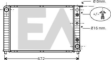 EACLIMA 31R78026 - Radiator, mühərrikin soyudulması furqanavto.az