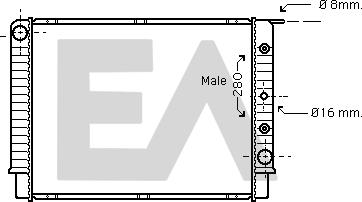 EACLIMA 31R78020 - Radiator, mühərrikin soyudulması furqanavto.az