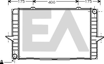 EACLIMA 31R78021 - Radiator, mühərrikin soyudulması furqanavto.az