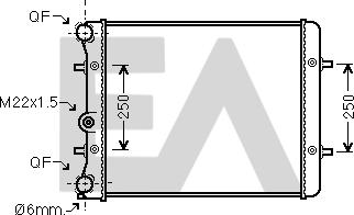 EACLIMA 31R77044 - Radiator, mühərrikin soyudulması furqanavto.az