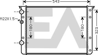 EACLIMA 31R77057 - Radiator, mühərrikin soyudulması furqanavto.az