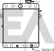 EACLIMA 31R77009 - Radiator, mühərrikin soyudulması furqanavto.az