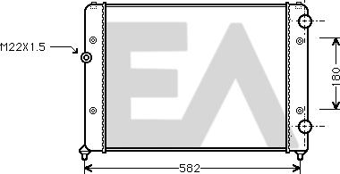 EACLIMA 31R77085 - Radiator, mühərrikin soyudulması furqanavto.az