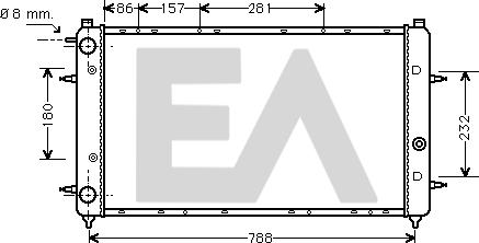 EACLIMA 31R77082 - Radiator, mühərrikin soyudulması furqanavto.az