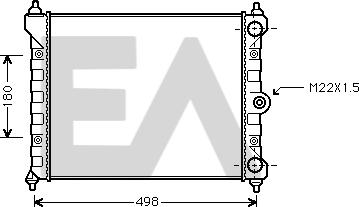 EACLIMA 31R77037 - Radiator, mühərrikin soyudulması furqanavto.az