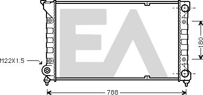 EACLIMA 31R77027 - Radiator, mühərrikin soyudulması furqanavto.az