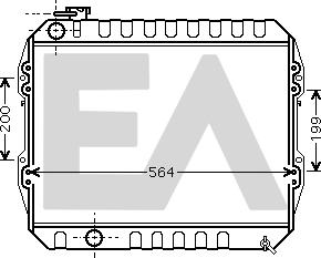 EACLIMA 31R77076 - Radiator, mühərrikin soyudulması furqanavto.az