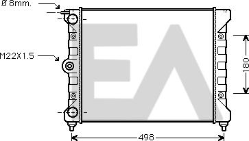 EACLIMA 31R77071 - Radiator, mühərrikin soyudulması furqanavto.az