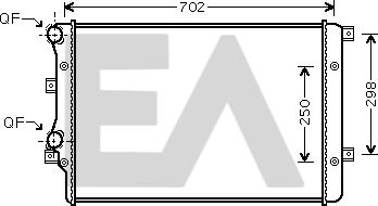 EACLIMA 31R77108 - Radiator, mühərrikin soyudulması furqanavto.az