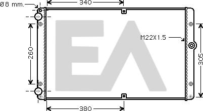 EACLIMA 31R77112 - Radiator, mühərrikin soyudulması furqanavto.az