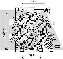 EACLIMA 33V54049 - Fen, radiator furqanavto.az