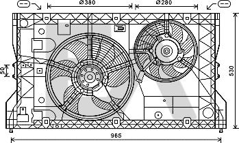 EACLIMA 33V54045 - Fen, radiator furqanavto.az