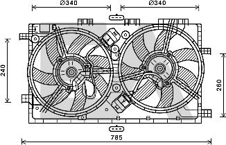 EACLIMA 33V54054 - Fen, radiator furqanavto.az