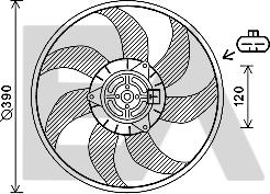 EACLIMA 33V54050 - Fen, radiator furqanavto.az