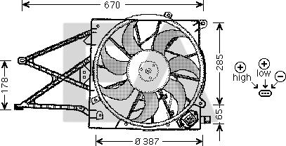 EACLIMA 33V54009 - Fen, radiator furqanavto.az