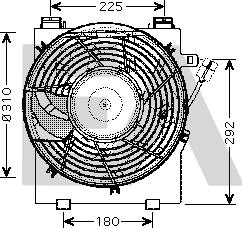 EACLIMA 33V54018 - Fen, radiator furqanavto.az