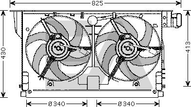 EACLIMA 33V55003 - Fen, radiator furqanavto.az