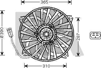 EACLIMA 33V55014 - Fen, radiator furqanavto.az