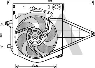 EACLIMA 33V55018 - Fen, radiator furqanavto.az