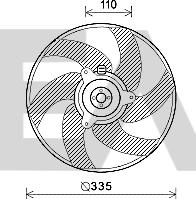 EACLIMA 33V55023 - Fen, radiator furqanavto.az