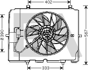 EACLIMA 33V50002 - Fen, radiator furqanavto.az