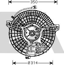 EACLIMA 33V50014 - Fen, radiator furqanavto.az