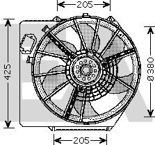 EACLIMA 33V60014 - Fen, radiator furqanavto.az