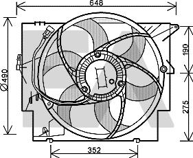 EACLIMA 33V07012 - Fen, radiator furqanavto.az