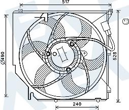 EACLIMA 33V07033 - Fen, radiator furqanavto.az