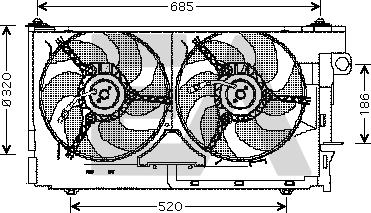 EACLIMA 33V10007 - Fen, radiator furqanavto.az